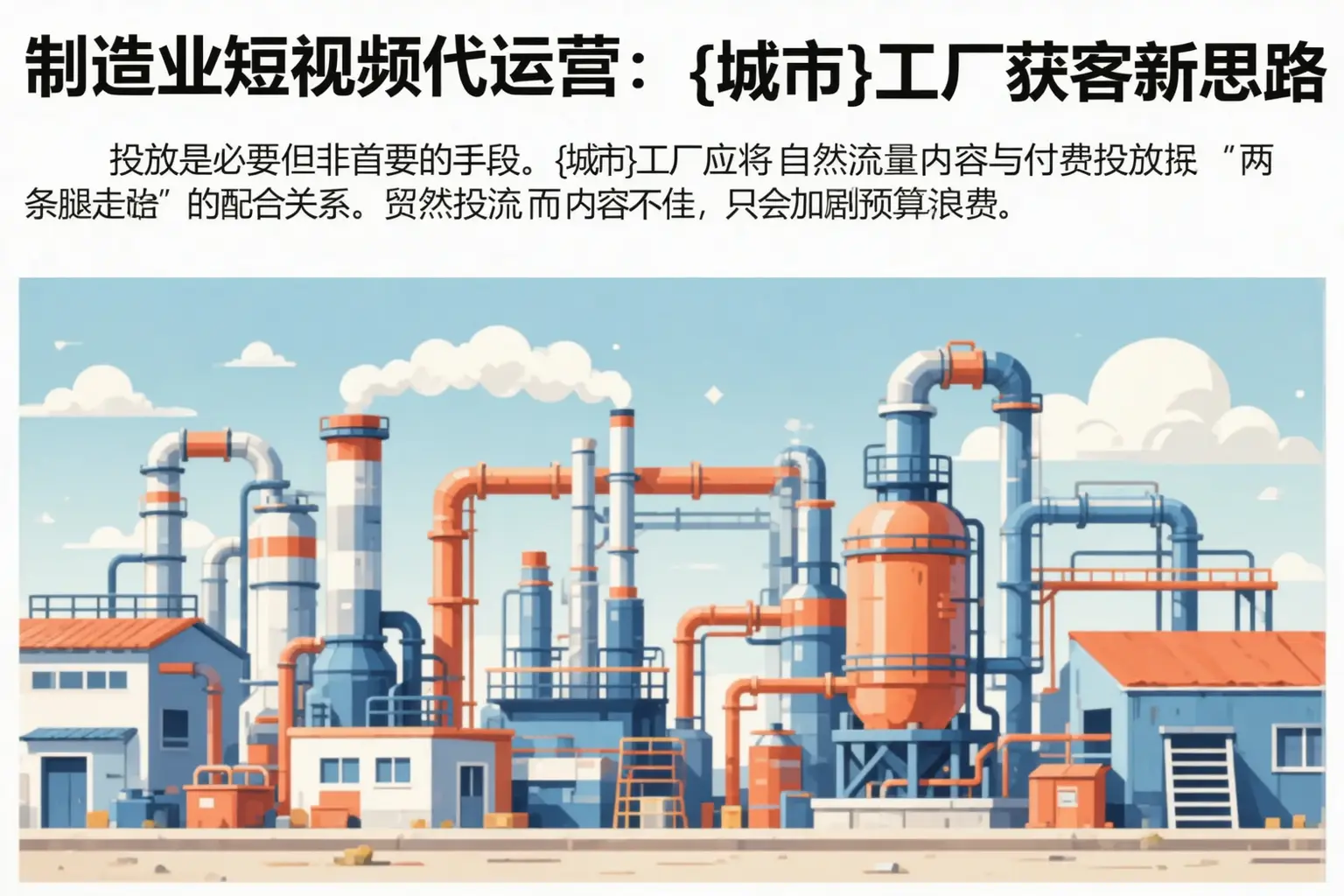 制造业短视频代运营：安远工厂获客新思路